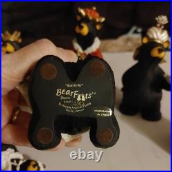 Bearfoots Nativity Set 13 pc Set Jeff Fleming Christmas Resin Bears see notes