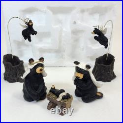Bearfoots Nativity Set I Beartivity Christmas 7-Piece Set Jeff Fleming #50410