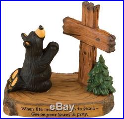 Bearfoots Pray Bear Figurine Big Sky Carvers Demdaco # 30150197
