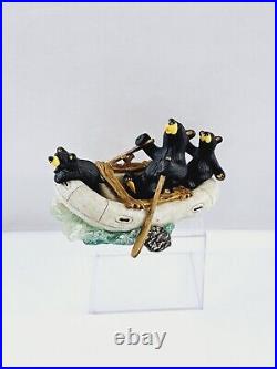 Bearfoots River Rafters Figurine By Jeff Fleming Big Sky Carvers