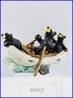 Bearfoots River Rafters Figurine By Jeff Fleming Big Sky Carvers