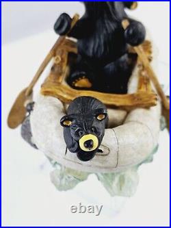 Bearfoots River Rafters Figurine By Jeff Fleming Big Sky Carvers