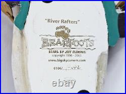 Bearfoots River Rafters Figurine By Jeff Fleming Big Sky Carvers