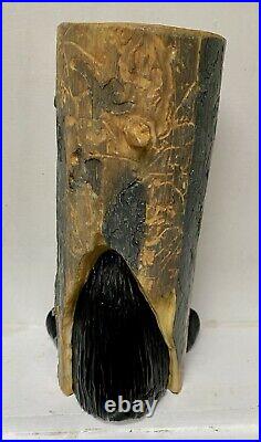 Bearfoots Sparky Candle Holder Big Sky Carvers Jeff Fleming Limited Edition