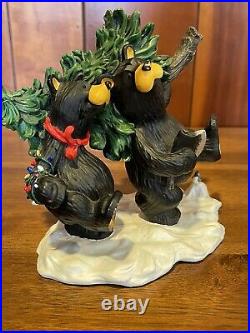 Bearfoots The Perfect Tree Big Sky Carvers Jeff Fleming figure see pics AS IS