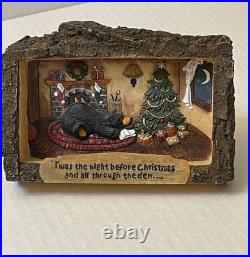 Bearfoots Twas the Night Before Christmas Figurine by Jeff Fleming