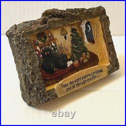 Bearfoots Twas the Night Before Christmas Figurine by Jeff Fleming