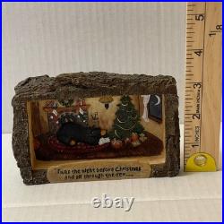 Bearfoots Twas the Night Before Christmas Figurine by Jeff Fleming