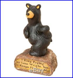 Bearfoots Weight Finds Me Figurine by Big Sky Carvers # B5080036