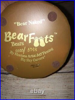 Bearfoots bears jeff fleming big sky carvers Figures Barry Boyd Bart Fuzz Matty