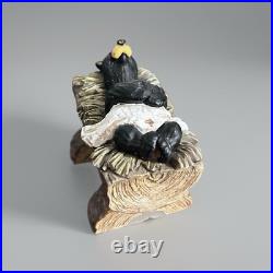 Beartivity 7-PC Nativity Set Bearfoots Big Sky Carvers Jeff Flemming RETIRED New