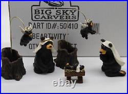 Beartivity BEARFOOTS Jeff Fleming Big Sky Carvers Complete 7 Piece Nativity Set