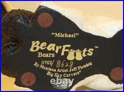 Beartivity Bearfoots Big Sky Carvers Jeff Fleming Design Nativity Angel Michael