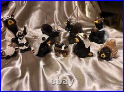 Beartivity Bearfoots Jeff Fleming Big Sky Carvers Complete 12 Piece Nativity Set