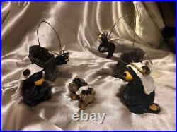 Beartivity Bearfoots Jeff Fleming Big Sky Carvers Complete 12 Piece Nativity Set