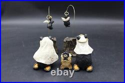 Beartivity Bearfoots Jeff Fleming Big Sky Carvers Complete 7 Piece Nativity Set