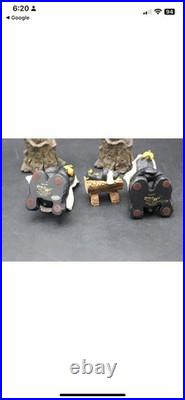 Beartivity Bearfoots Jeff Fleming Big Sky Carvers Complete 7 Piece Nativity Set