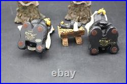 Beartivity Bearfoots Jeff Fleming Big Sky Carvers Complete 7 Piece Nativity Set