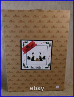 Big Sky BEARFOOTS Black Bear Nativity Set Beartivity Christmas Jeff Fleming 7pc