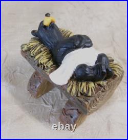 Big Sky BEARFOOTS Black Bear Nativity Set Beartivity Christmas Jeff Fleming 7pc