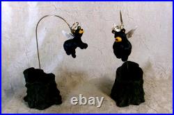 Big Sky BEARFOOTS Black Bear Nativity Set Beartivity Christmas Jeff Fleming 7pc