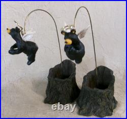 Big Sky BEARFOOTS Black Bear Nativity Set Beartivity Christmas Jeff Fleming 7pc