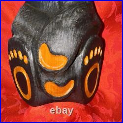 Big Sky Bear Jeff Fleming Big Sky Carver Black Bear Looking Up Hearts 15 Signed Big Sky Bear Jeff Fleming Big Sky Carver Black Bear Looking Up Hearts 15 Signed