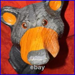 Big Sky Bear Jeff Fleming Big Sky Carver Black Bear Looking Up Hearts 15 Signed Big Sky Bear Jeff Fleming Big Sky Carver Black Bear Looking Up Hearts 15 Signed