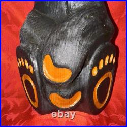 Big Sky Bear Jeff Fleming Big Sky Carver Black Bear Looking Up Hearts 15 Signed Big Sky Bear Jeff Fleming Big Sky Carver Black Bear Looking Up Hearts 15 Signed