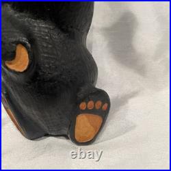Big Sky Bear (Mikey) Rare Jeff Fleming Big Sky Carvers Black Bear Waving 13