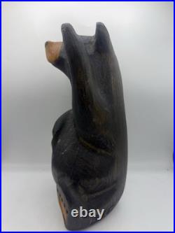 Big Sky Bear (Mikey) Rare Jeff Fleming Big Sky Carvers Black Bear Waving 13