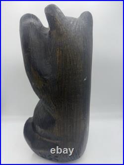 Big Sky Bear (Mikey) Rare Jeff Fleming Big Sky Carvers Black Bear Waving 13
