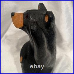 Big Sky Bear (Mikey) Rare Jeff Fleming Big Sky Carvers Black Bear Waving 13