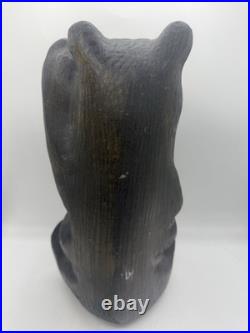 Big Sky Bear (Mikey) Rare Jeff Fleming Big Sky Carvers Black Bear Waving 13