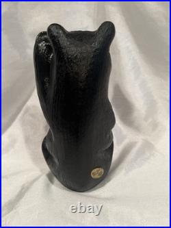 Big Sky Bear (Mikey) Rare Jeff Fleming Big Sky Carvers Black Bear Waving 13