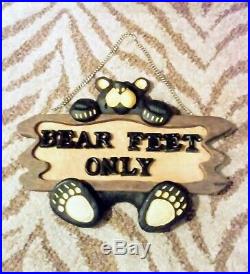 Big Sky Bearfoots'Bear Feet Only' Sign