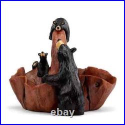 Big Sky Bearfoots Grand Timber Basket 2024 New Rustic Bear Figurine Masterpie