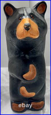 Big Sky Bears 16 Hand-Carved Pine Bear by Jeff Fleming Montana USA Rustic Cabin
