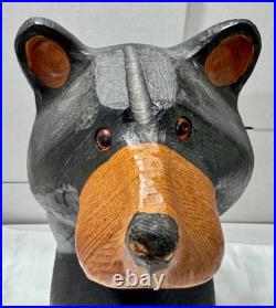 Big Sky Bears 16 Hand-Carved Pine Bear by Jeff Fleming Montana USA Rustic Cabin