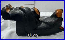 Big Sky Bears 16 Hand-Carved Pine Bear by Jeff Fleming Montana USA Rustic Cabin