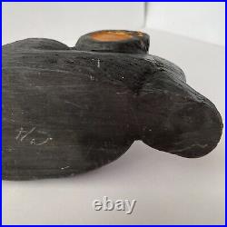 Big Sky Bears Carved Pine Jeff Fleming Lounging Relaxing Black Bear Figurine 10