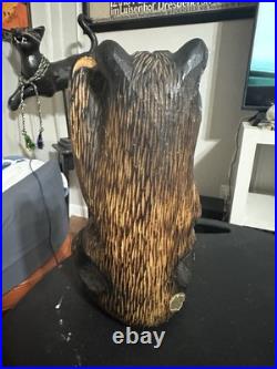 Big Sky Bears Carved Wooden Bear Sculpture Jeff Fleming Montana USA 15 Vintage
