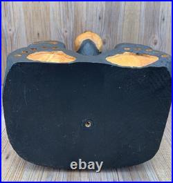 Big Sky Bears Carved Wooden Bear Sign Holder Sculpture Jeff Fleming Montana 10