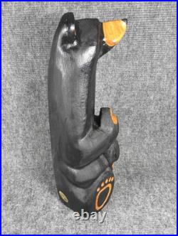 Big Sky Bears Carvers Jeff Fleming Pine Wood 23 Sign Holder Big Sky Bears Carvers Jeff Fleming Pine Wood 23 Sign Holder