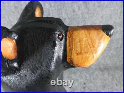Big Sky Bears Carvers Jeff Fleming Pine Wood 23 Sign Holder Big Sky Bears Carvers Jeff Fleming Pine Wood 23 Sign Holder