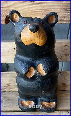 Big Sky Bears Jeff Fleming 13.5 Solid Western Pine Wood Carving
