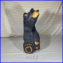 Big Sky Bears Jeff Fleming Black Bear Looking Up Corner Sitting 15 Rustic Cabin
