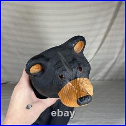Big Sky Bears Jeff Fleming Black Bear Looking Up Corner Sitting 15 Rustic Cabin