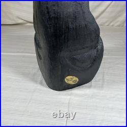 Big Sky Bears Jeff Fleming Black Bear Looking Up Corner Sitting 15 Rustic Cabin