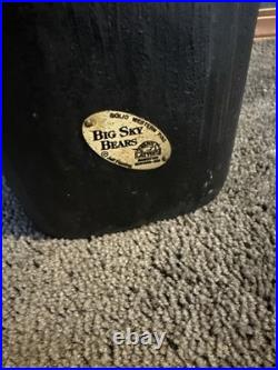 Big Sky Bears Pine Jeff Fleming Montana Wood Carved 30 Side Table Winston